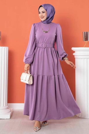 Belted Abaya Dress