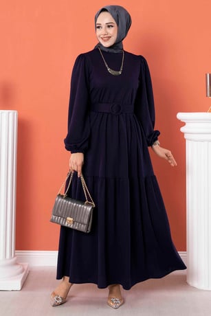 Belted Abaya Dress