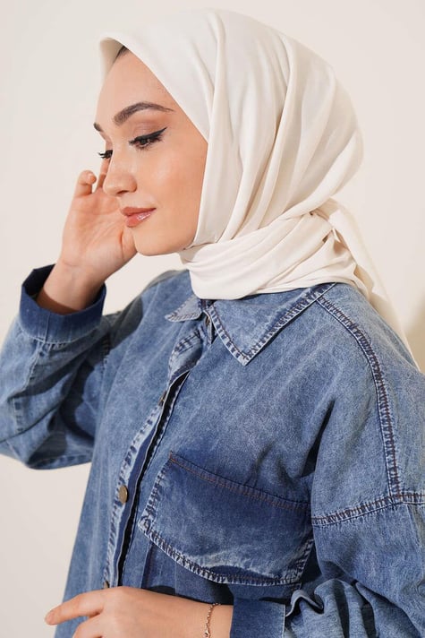 Medina Silk Scarf Stone