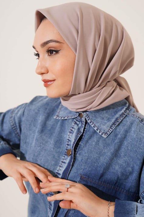 Medina Silk Scarf Stone